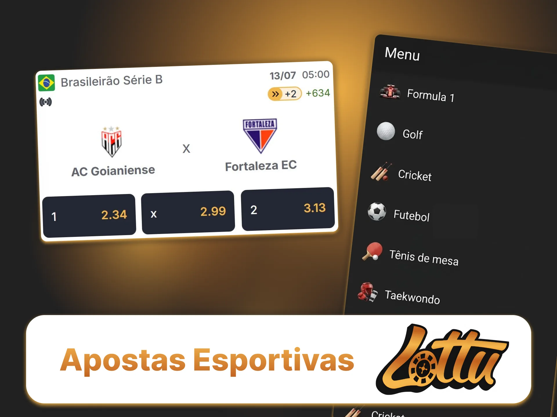 Aposte em eSports e diversas modalidades esportivas no cassino Lottu.