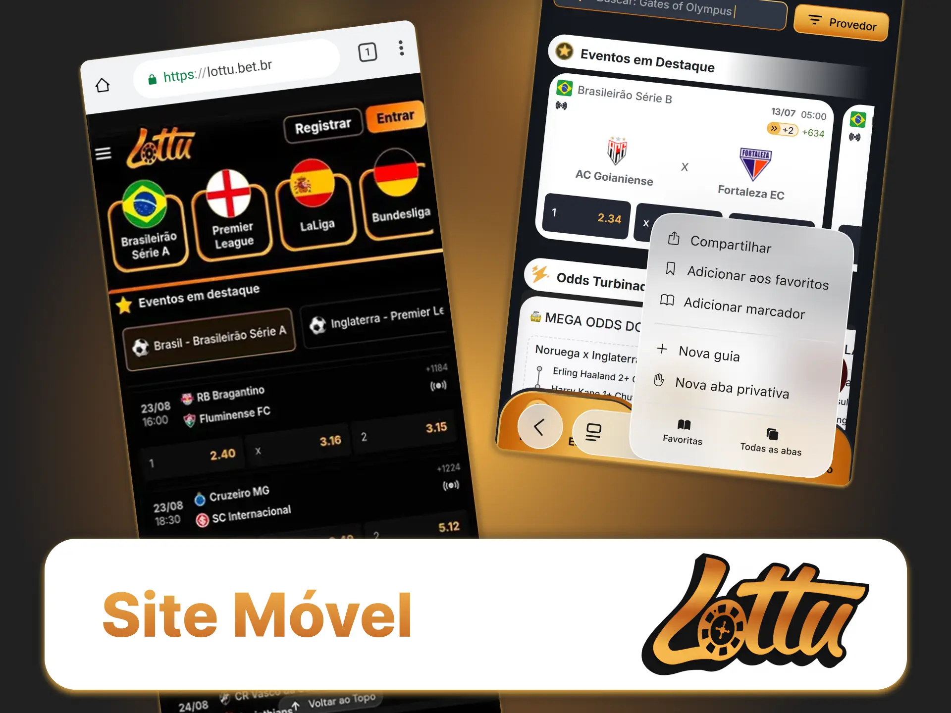 Acesse o site móvel do cassino Lottu e jogue sem precisar baixar nada.
